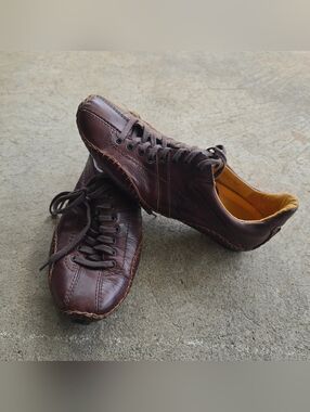 PIKOLINOS Shoes Brown Up Oxfords Loafers Leather Mens Sz 43